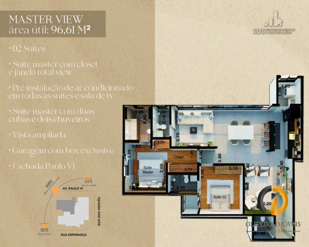 Apartamento diferenciado em uma localização Privilegiada!