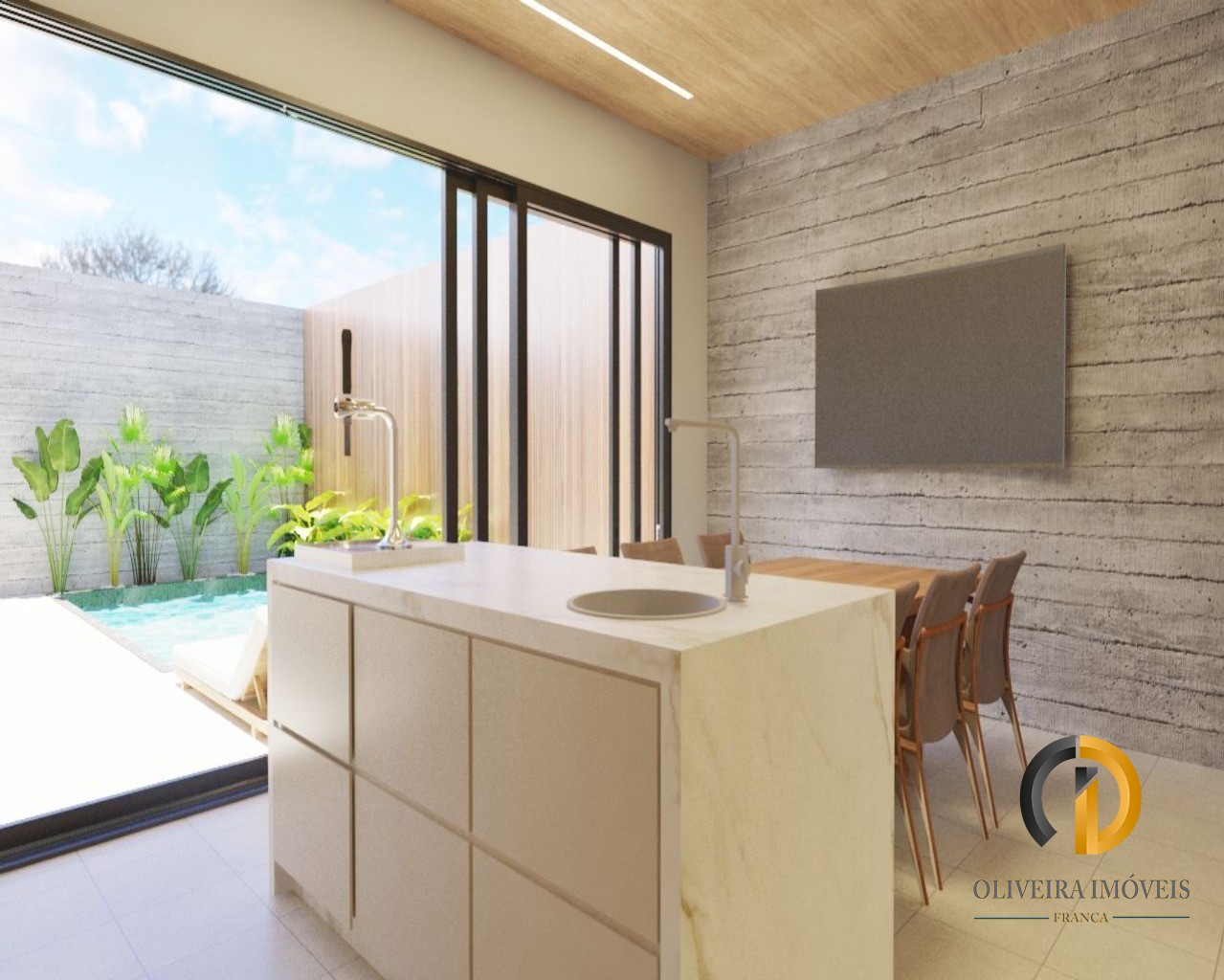 Linda residencia á venda condomínio villa di capri- franca s