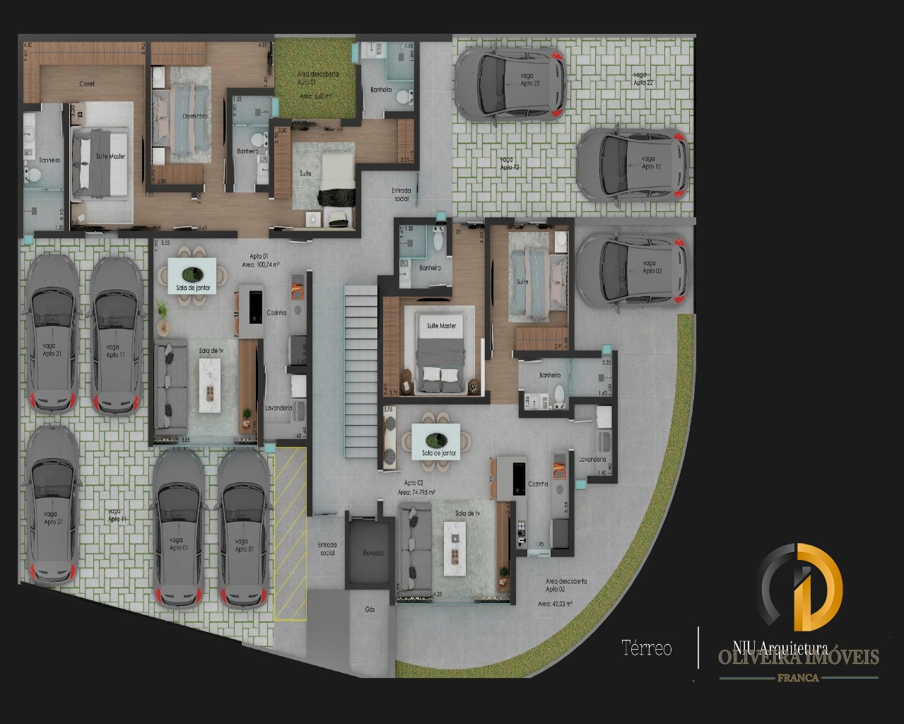 Apartamento para venda jardim piratininga- franca sp