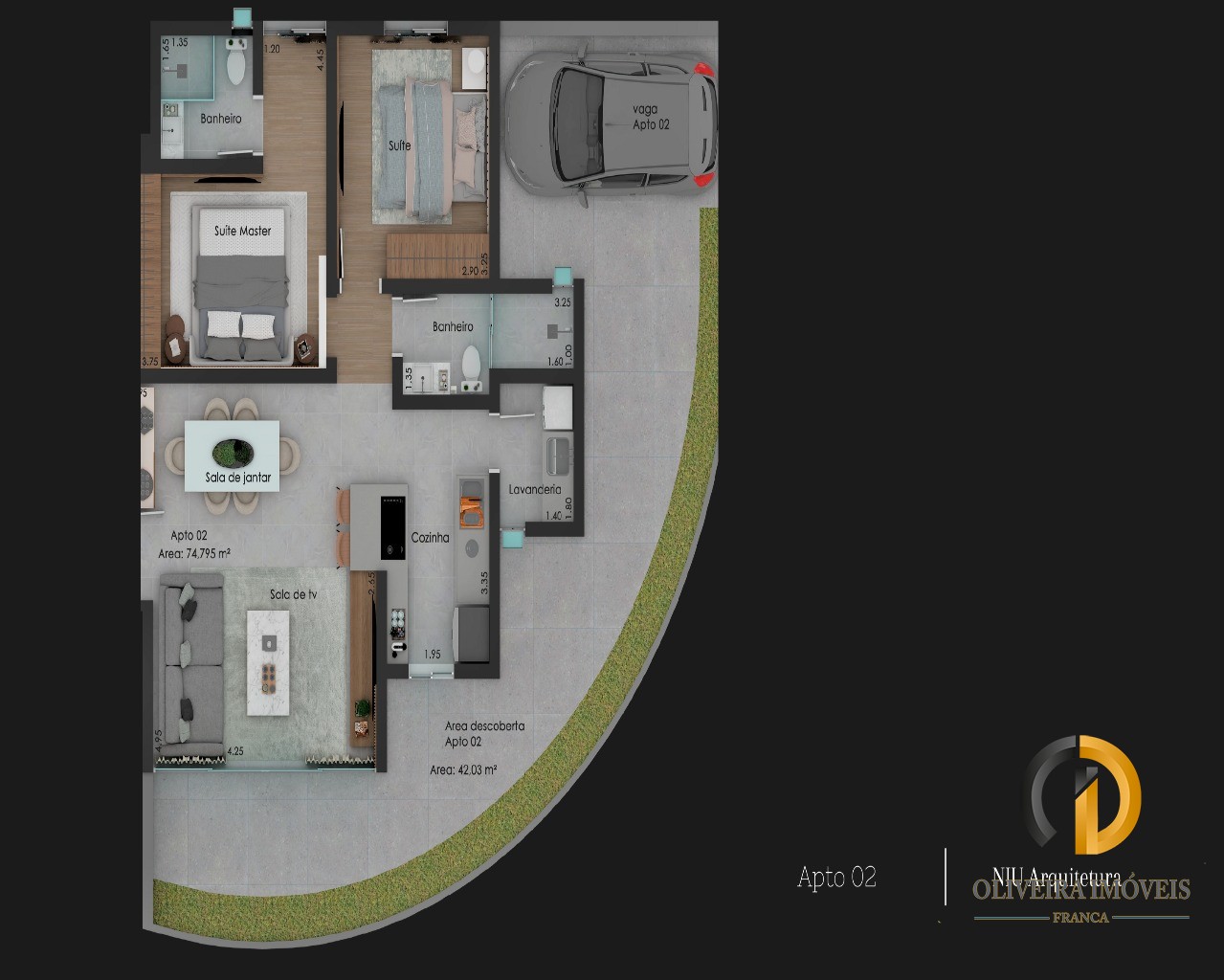 Apartamento para venda jardim piratininga- franca sp