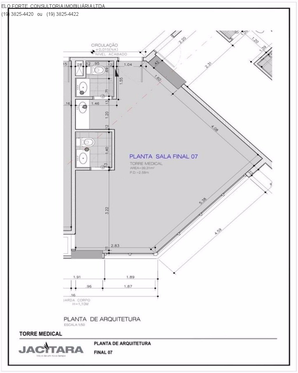 COMERCIAL em JARDIM POMPEIA, INDAIATUBA - sala comercial para venda, office premium , indaiatuba - Foto 14