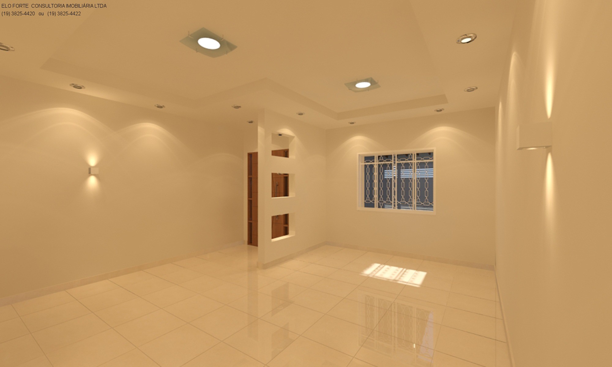 CASA em CENTRO, INDAIATUBA - CASA 2:  VALOR 390 MIL A PROJEÇÃO EM 3D.  A CASA terá uma grande sala de Estar/Jantar, cozinha, lavanderia, banheiro social,  dois quartos (sendo 1 su - Foto 6