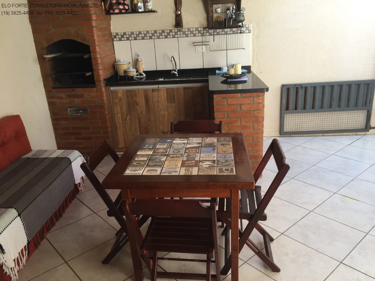 CASA em JARDIM PORTAL DO SOL, INDAIATUBA - Linda casa, com fácil acesso ao Parque ecológico e do centro comercial da cidade. O Imóvel: AT: 150 M²  -  AC: 130 M² ;  Cozinha c/armários; Sala esta - Foto 4
