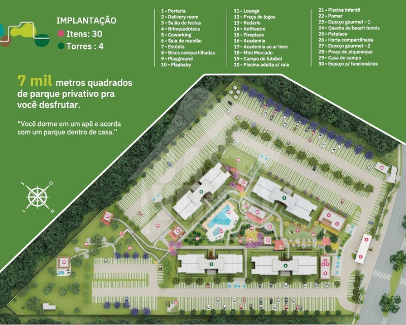 APARTAMENTO em PARQUE RESIDENCIAL VIVA PARQUE ALTUS, INDAIATUBA - LANÇAMENTO VIVA PARQUE ALTUS  EM INDAIATUBA/SP, Lançamento de apartamento em Indaiatuba/SP - Foto 28