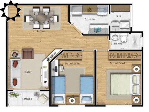 Apartamento, 2 quartos, 84 m² - Foto 3