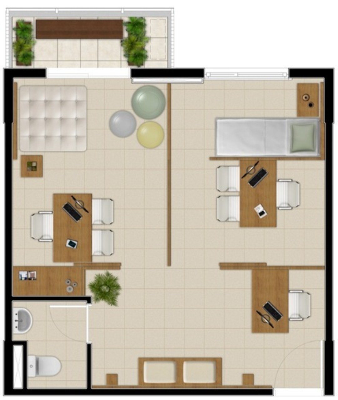 Sala-Conjunto, 37 m² - Foto 26