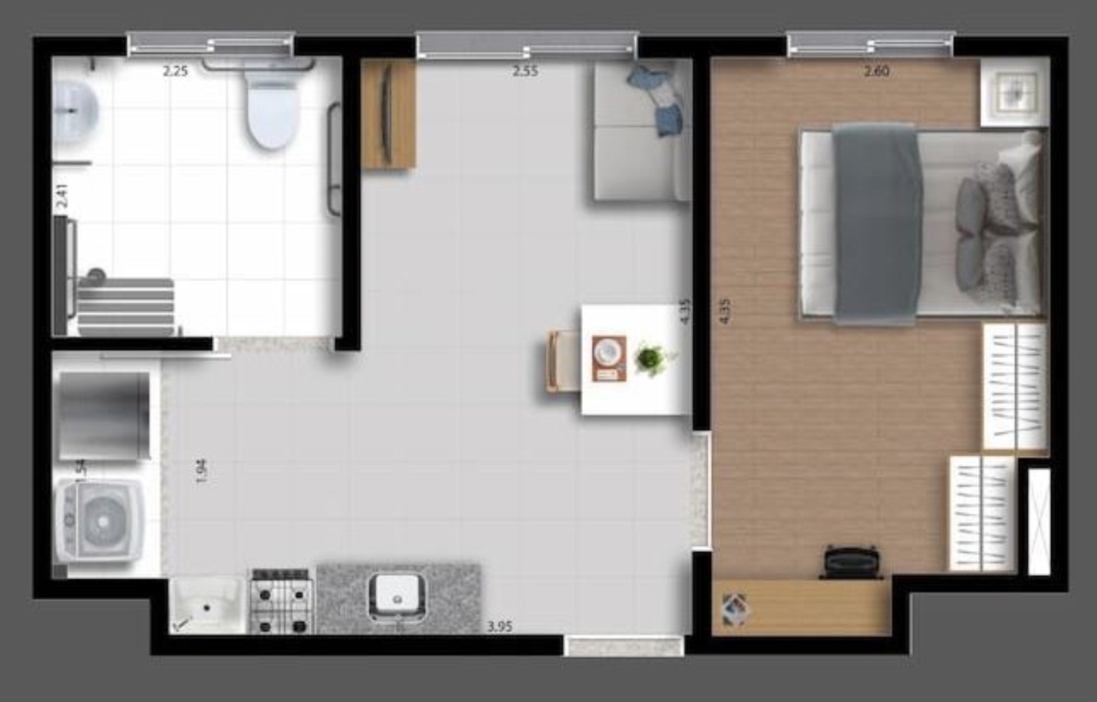 Apartamento, 2 quartos, 32 m² - Foto 15