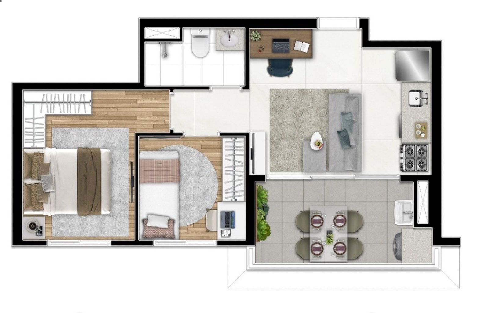 Apartamento, 2 quartos, 41 m² - Foto 20