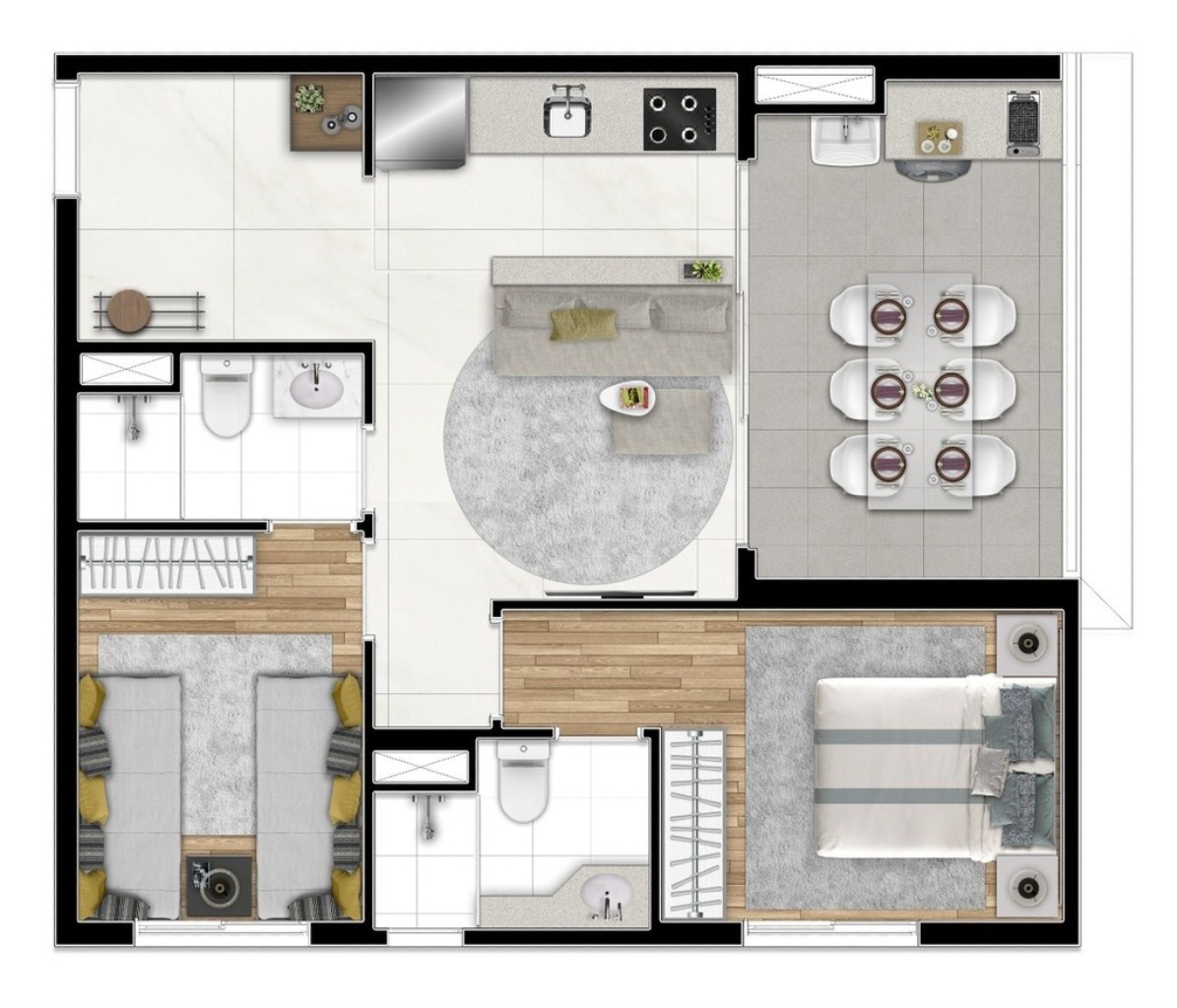 Apartamento, 2 quartos, 41 m² - Foto 22