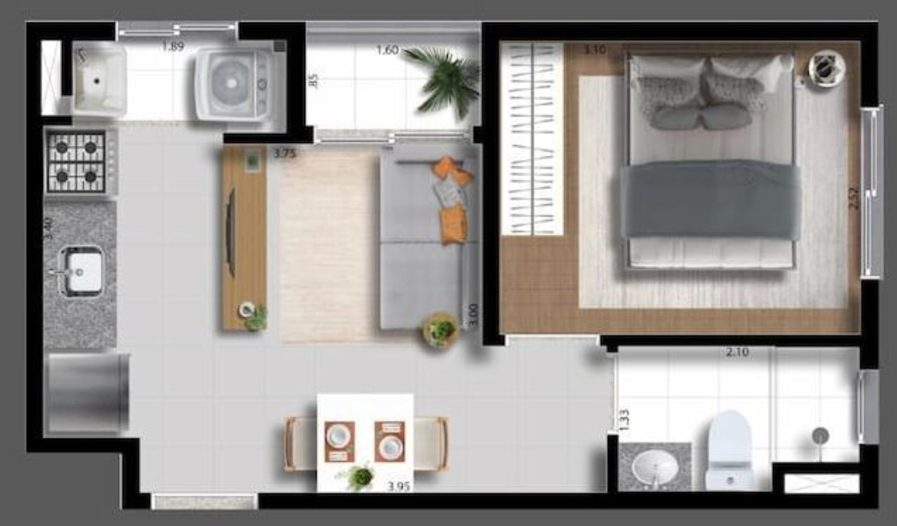 Apartamento, 2 quartos, 32 m² - Foto 12