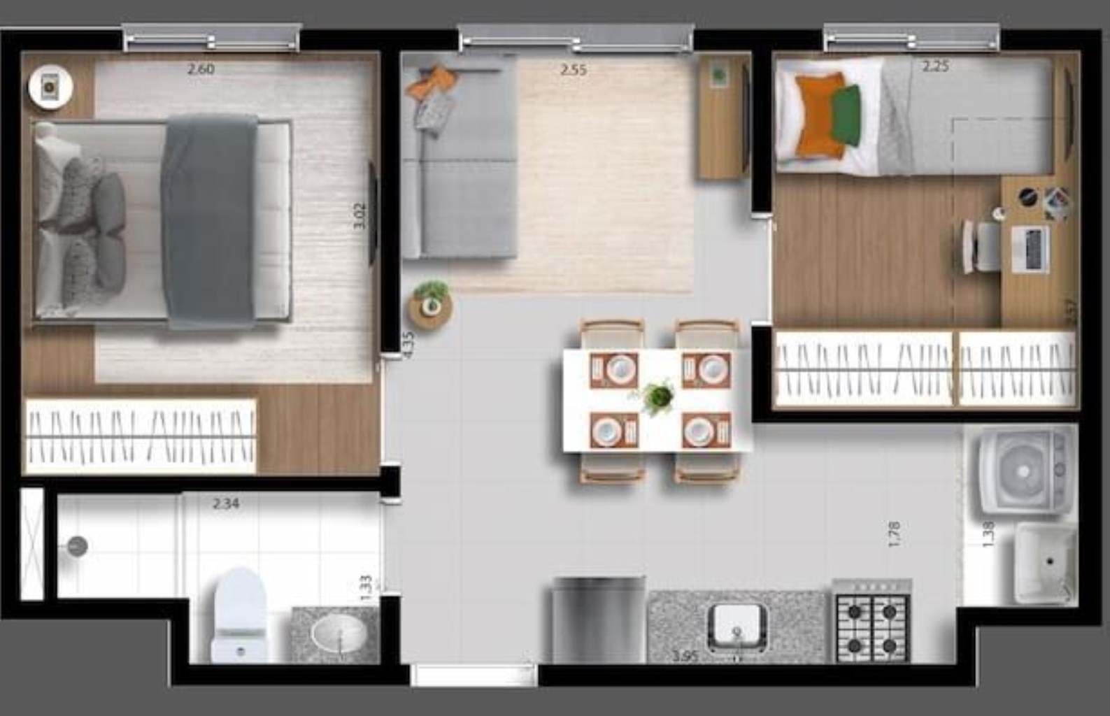 Apartamento, 2 quartos, 32 m² - Foto 13
