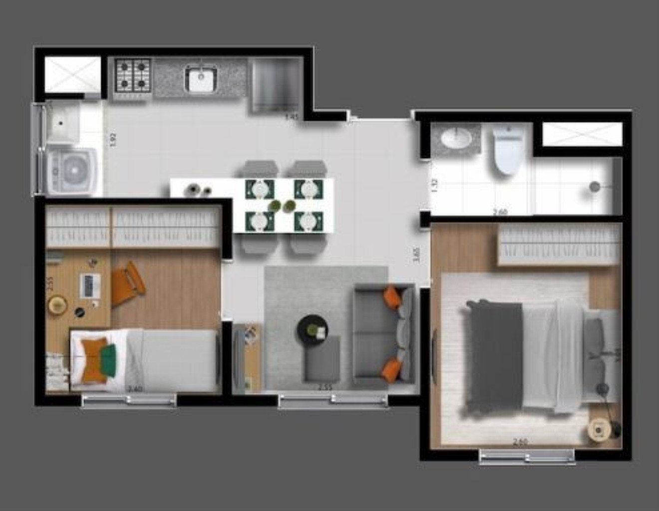 Apartamento, 2 quartos, 32 m² - Foto 16