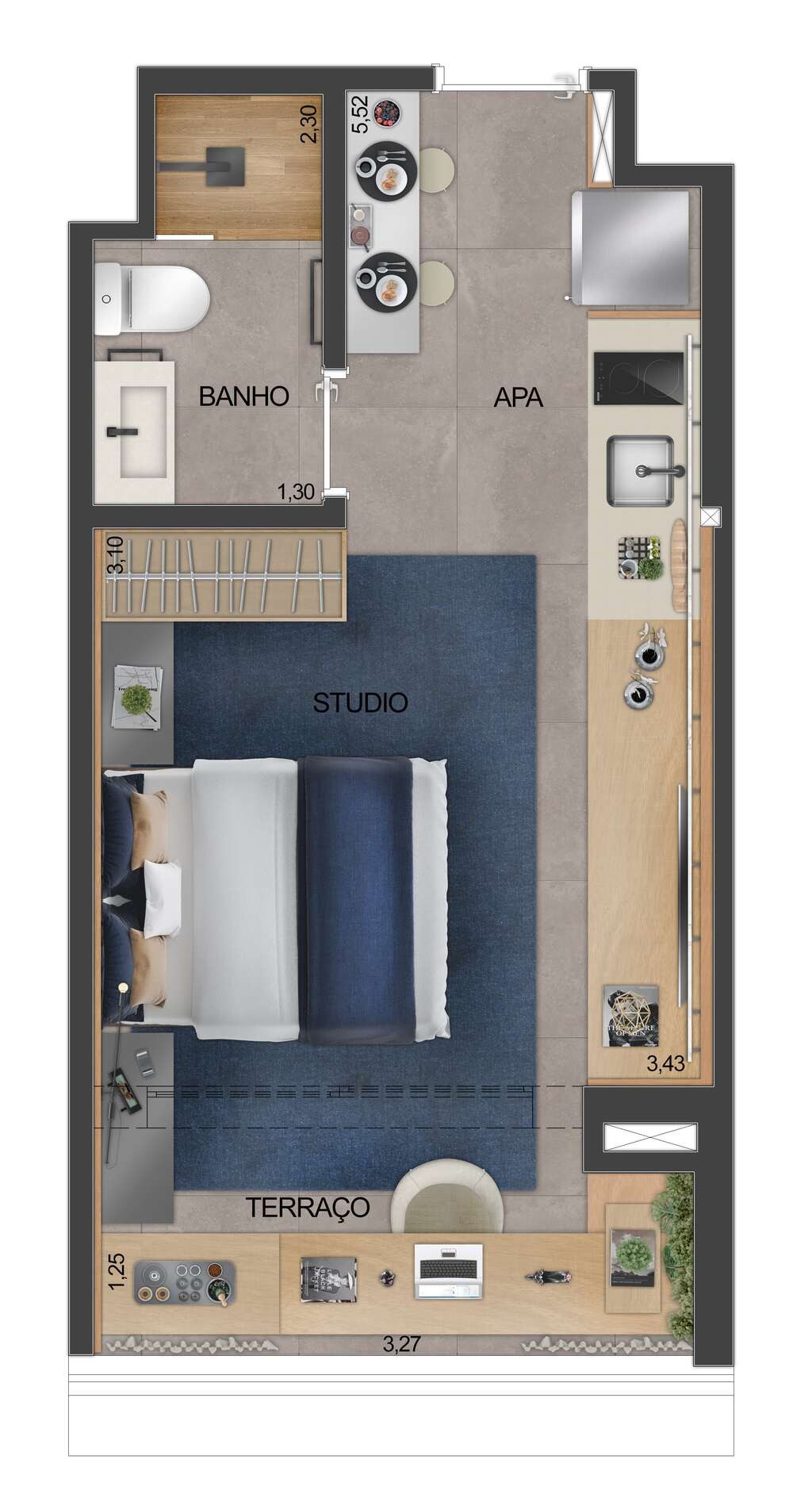 Apartamento, 1 quarto, 24 m² - Foto 20