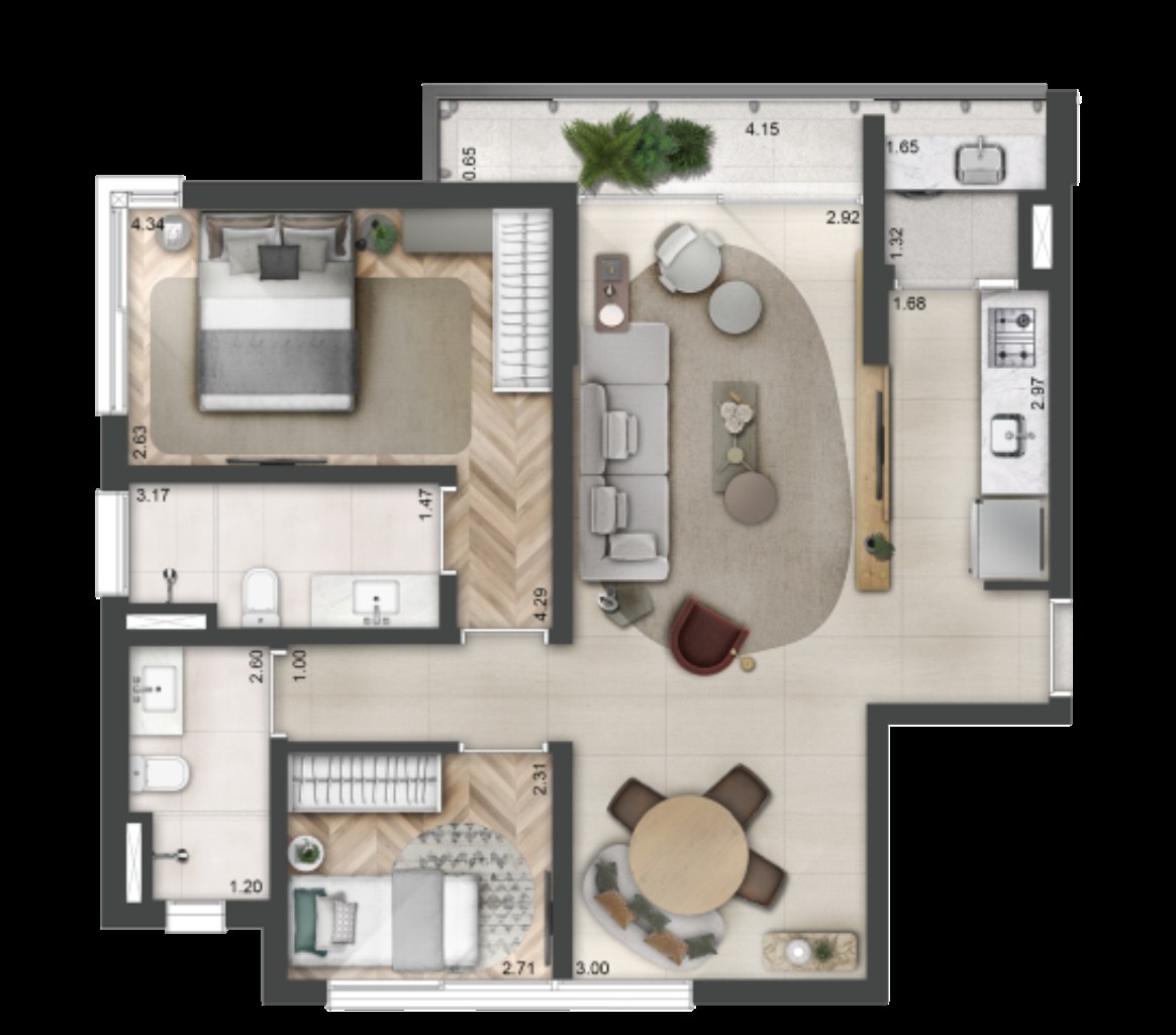 Cobertura, 3 quartos, 222 m² - Foto 18