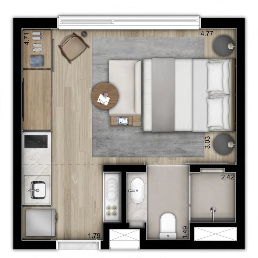 Apartamento, 2 quartos, 71 m² - Foto 14