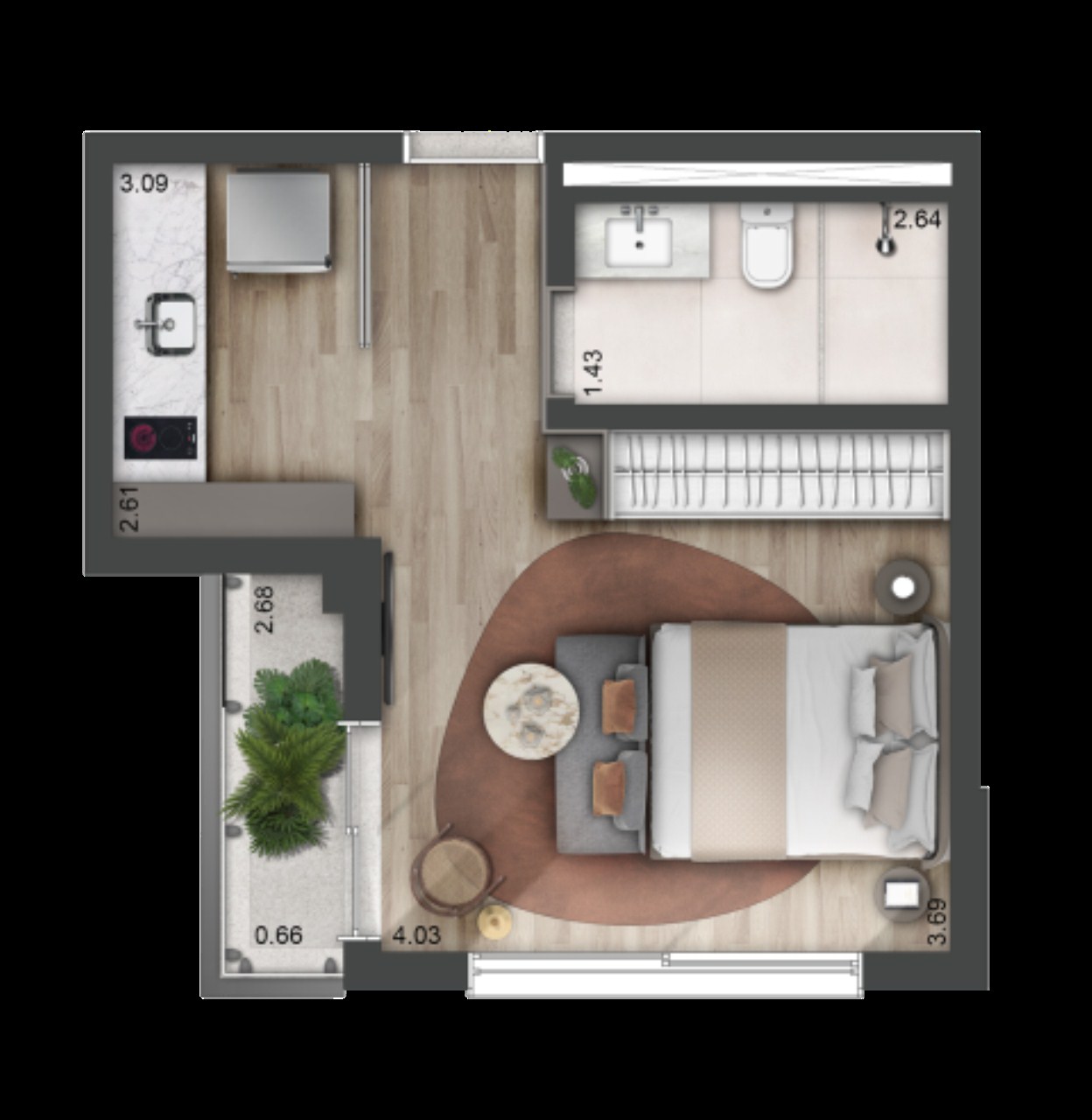 Apartamento, 2 quartos, 80 m² - Foto 16