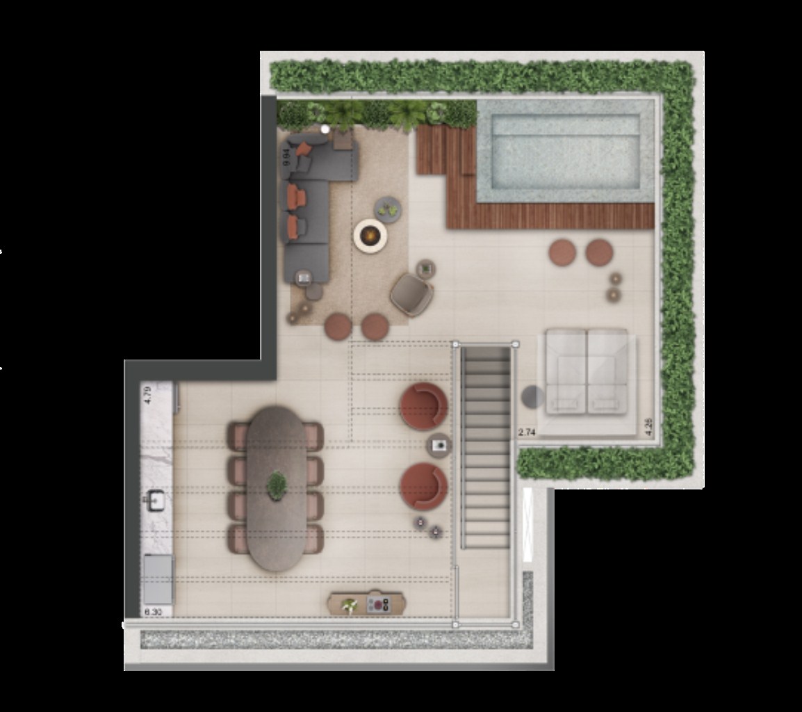 Cobertura, 3 quartos, 222 m² - Foto 21