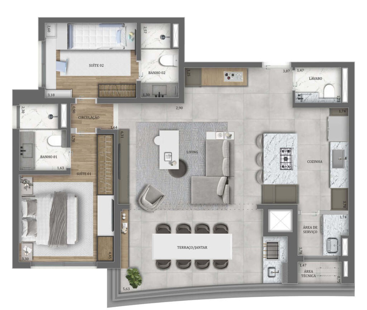 Apartamento, 2 quartos, 79 m² - Foto 26