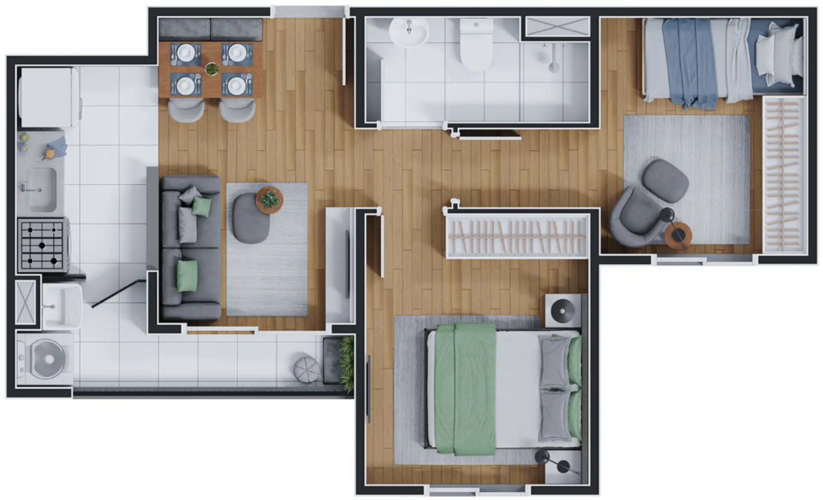 Apartamento, 1 quarto, 29 m² - Foto 23