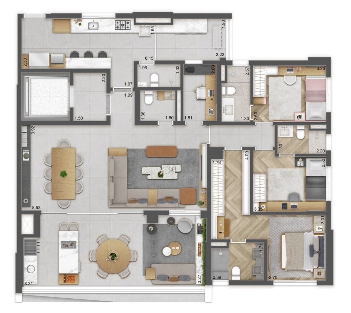 Apartamento, 4 quartos, 165 m² - Foto 25