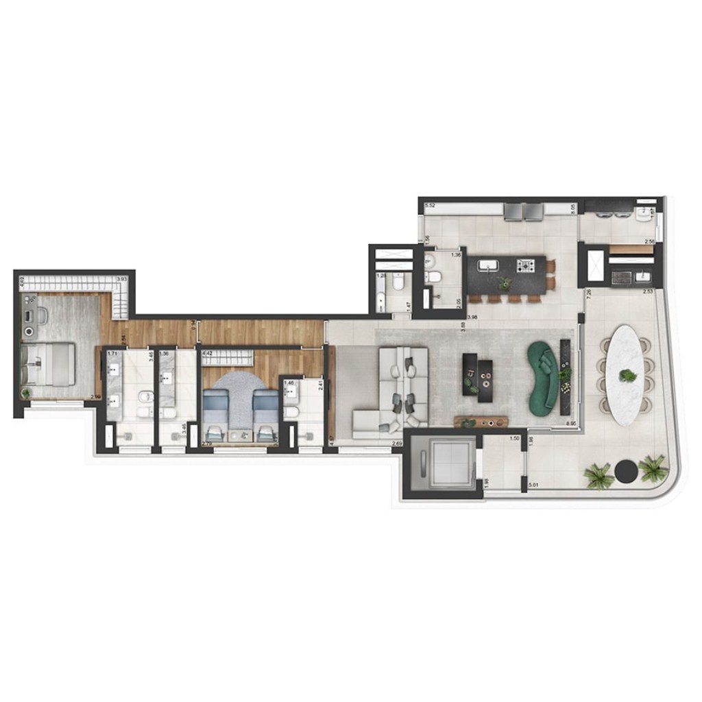 Apartamento, 4 quartos, 239 m² - Foto 65