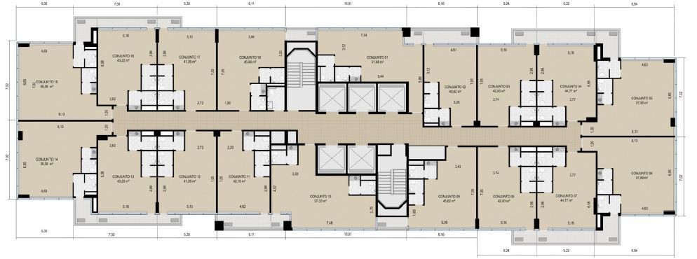 Sala-Conjunto, 42 m² - Foto 20