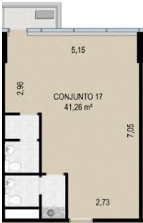 Sala-Conjunto, 42 m² - Foto 21