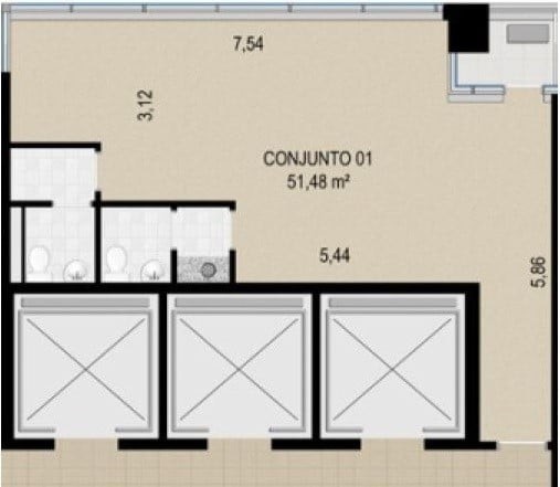 Sala-Conjunto, 42 m² - Foto 23