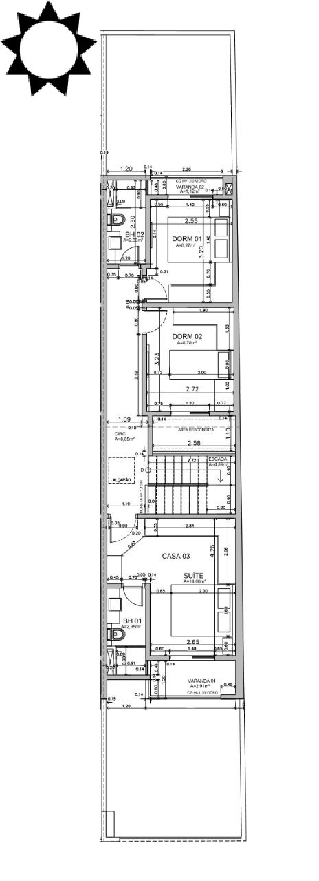 Casa, 3 quartos, 201 m² - Foto 3
