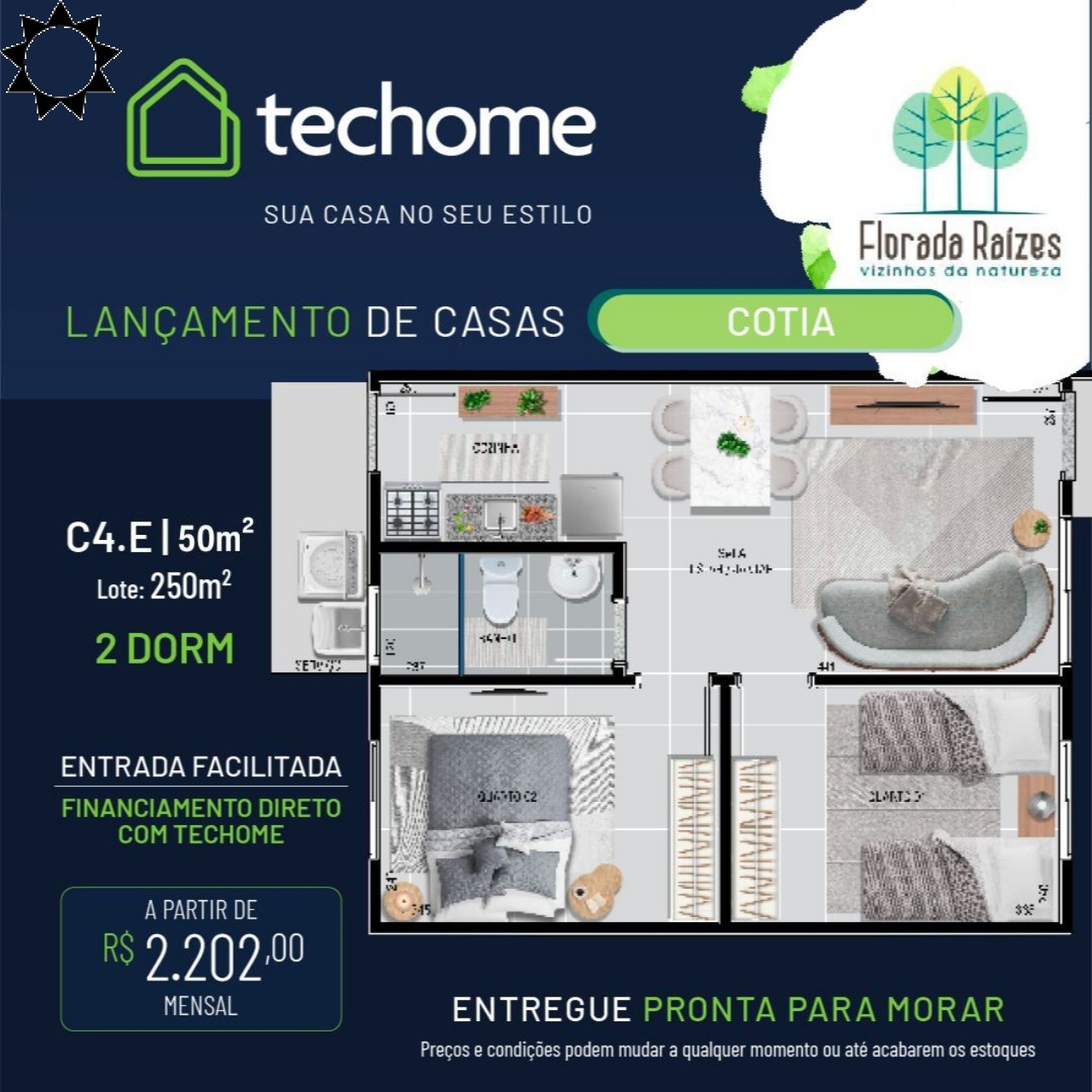 Casa, 1 quarto, 50 m² - Foto 3