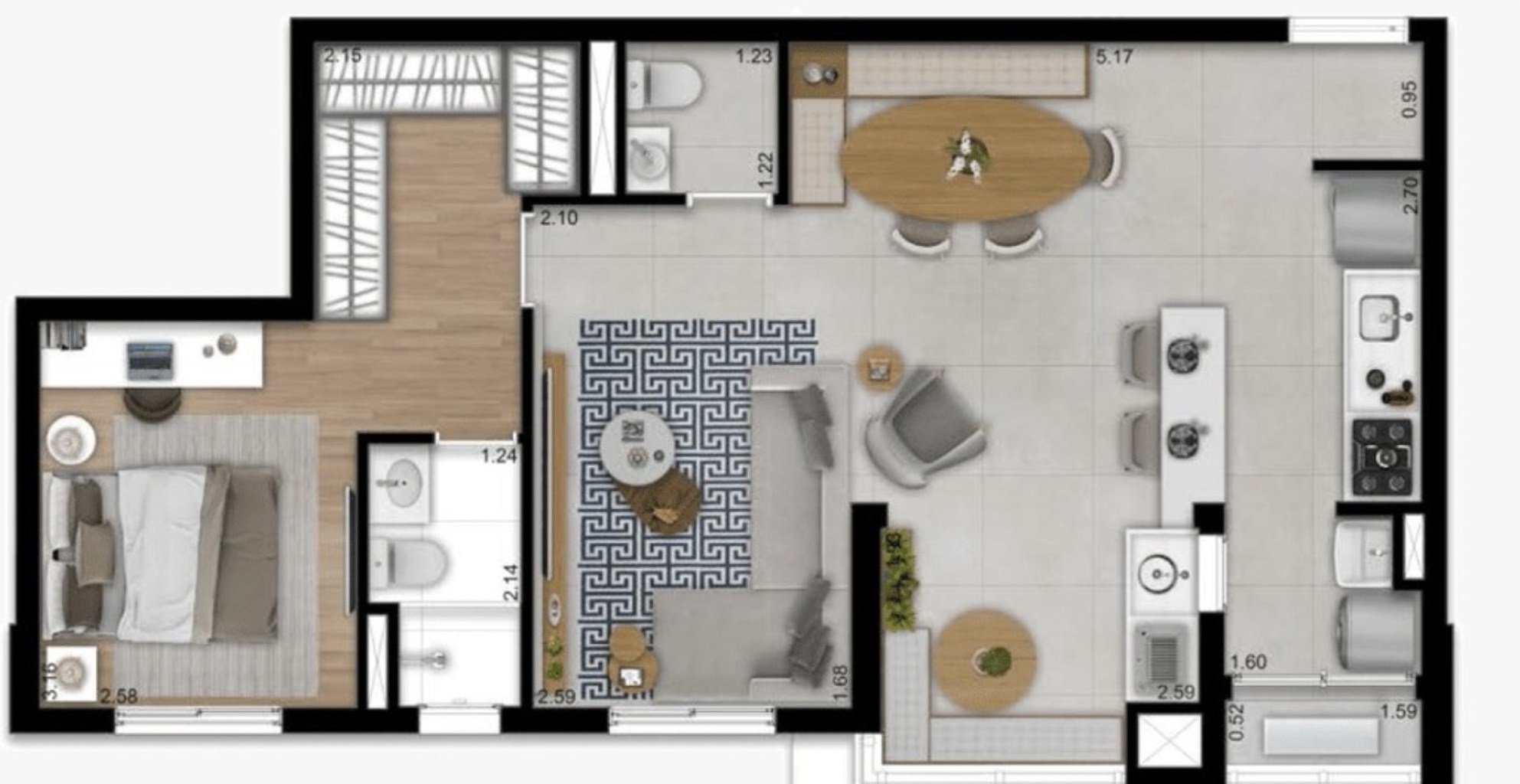 Apartamento, 3 quartos, 91 m² - Foto 41