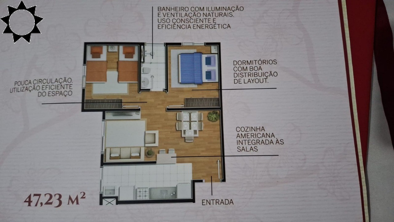 Apartamento, 2 quartos, 43 m² - Foto 5