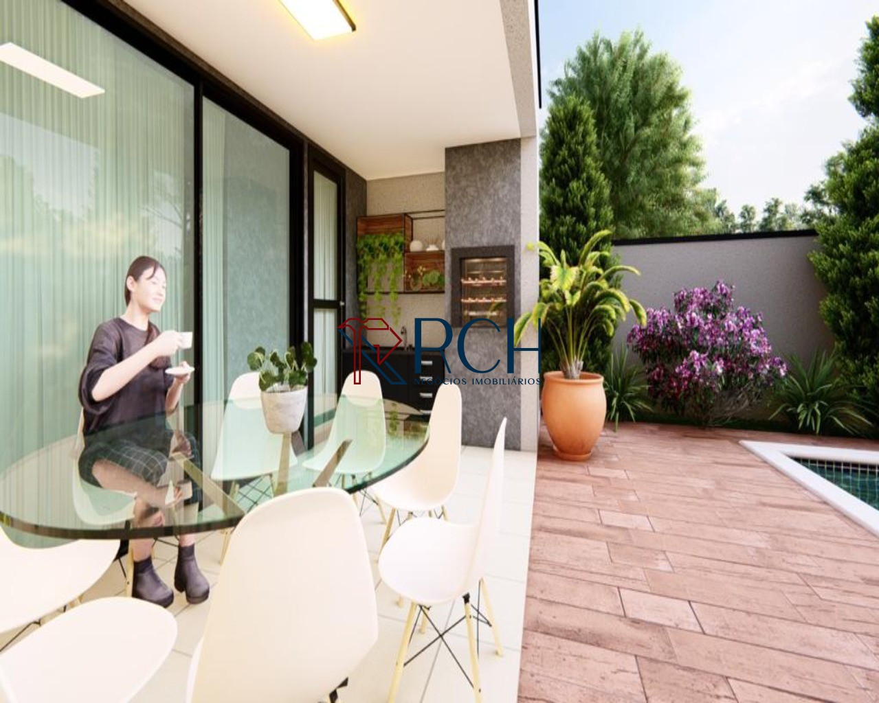 Casa com 3 dormitórios à venda com Piscina - Condomínio Le France - Sorocaba-SP