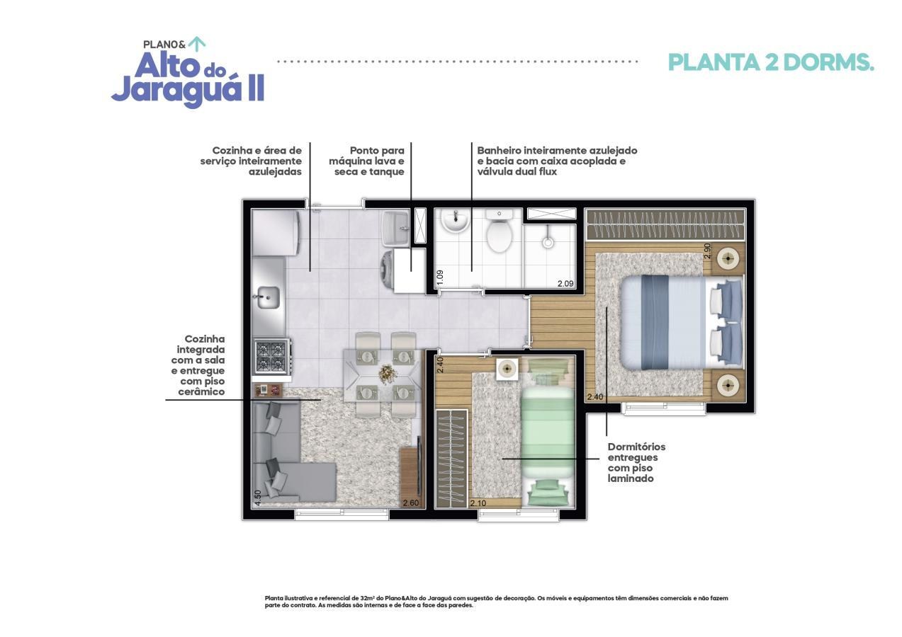 Apartamento, 2 quartos - Foto 10