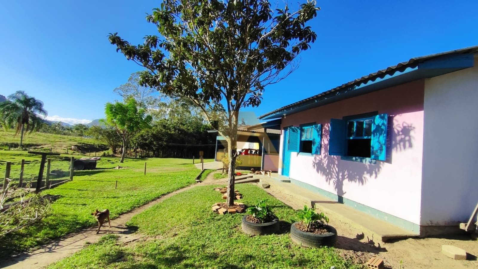 Sítio encantador 2 hectares com 2 casas construídas à venda 