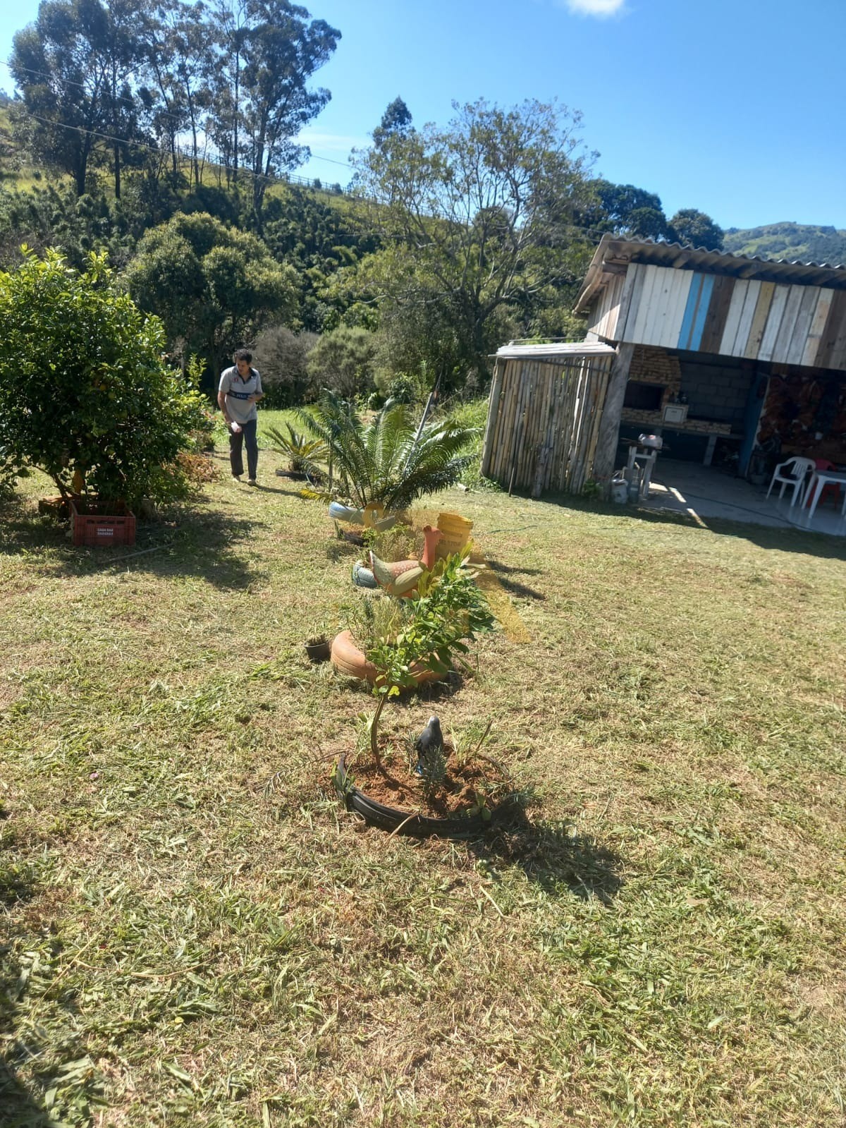 Casa com Terreno de 4800m² Residencial - Rural Imaruí - SC
