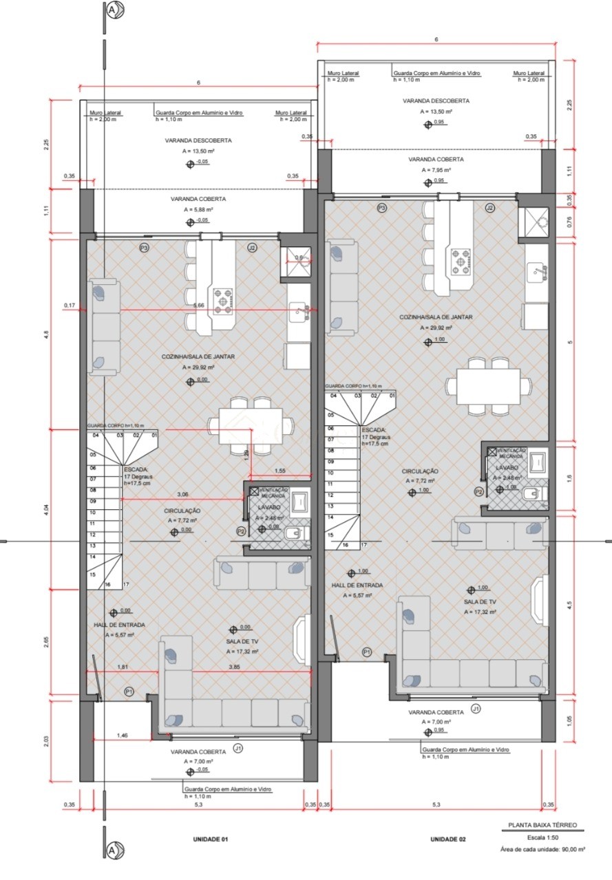 Casa de luxo à venda em Garopaba-SC, no Centro: 3 suítes, 2 salas, 3.5 banheiros, 2 vagas de garagem, 163m².