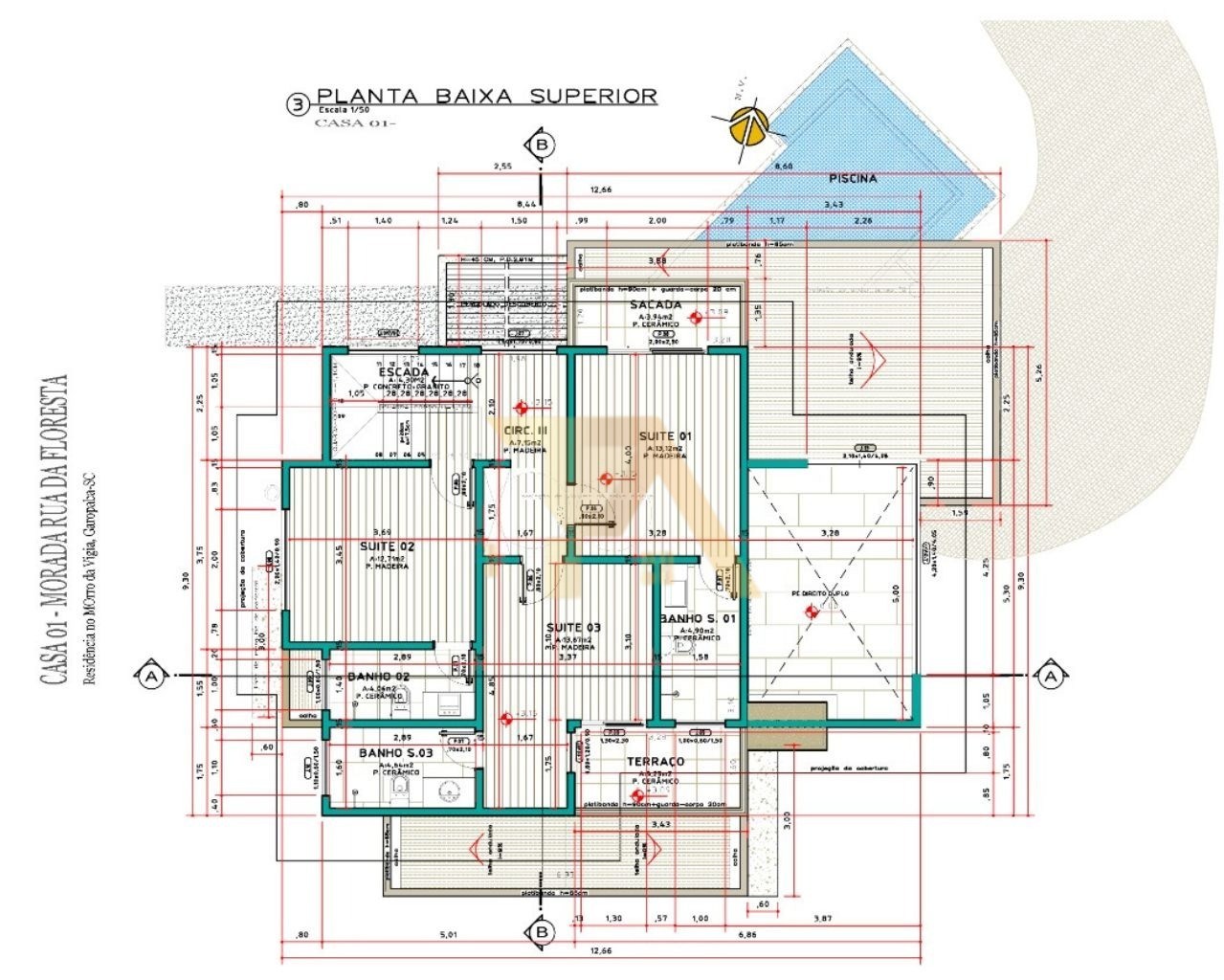 CASA RESIDENCIAL em Garopaba - SC, Vigia