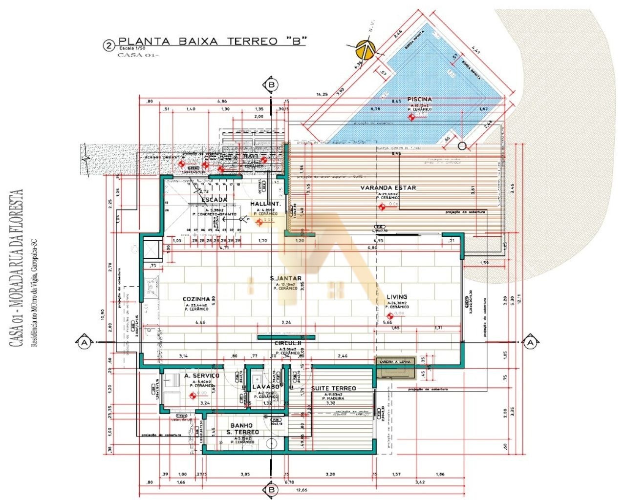 CASA RESIDENCIAL em Garopaba - SC, Vigia
