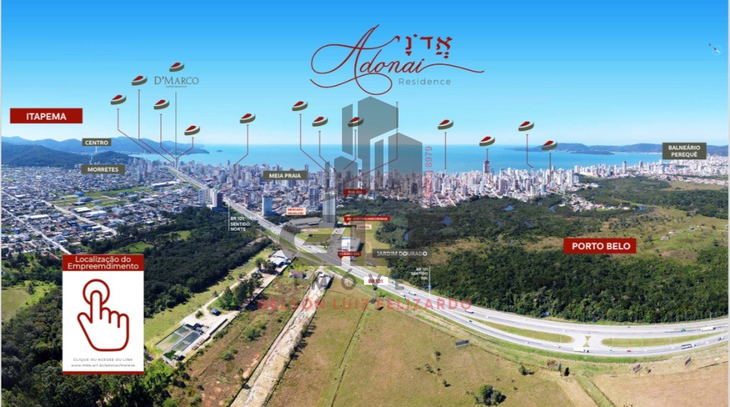 Apartamento Lançamento na cidade de Itapema/SC no bairro Andorinha, com 2 Suítes e 80m², com Lazer Completo. Bem localizado. Investimento