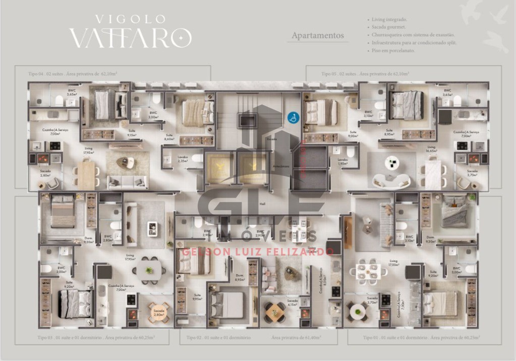 Apartamento Pré Lançamento em Itapema/SC no bairro Morretes, com 2 Suítes e 1 Vaga de garagem, com Lazer Completo. Bem localizado. Investimento