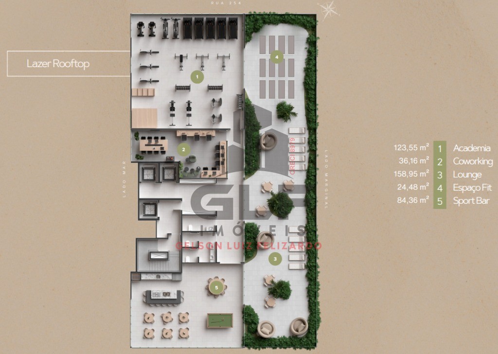 Lançamento Apartamento Flat Alto Padrão em Itapema/SC na Meia Praia, com 1 suíte e 1 vaga de garagem. Ótimo investimento.