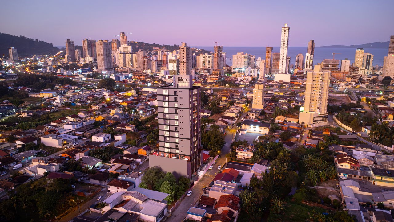 Apto em construção em itapema, bairro, várzea, com 63m² área