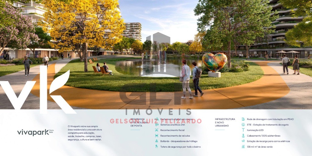 Apartamento pré lançamento em porto belo dentro do viva park