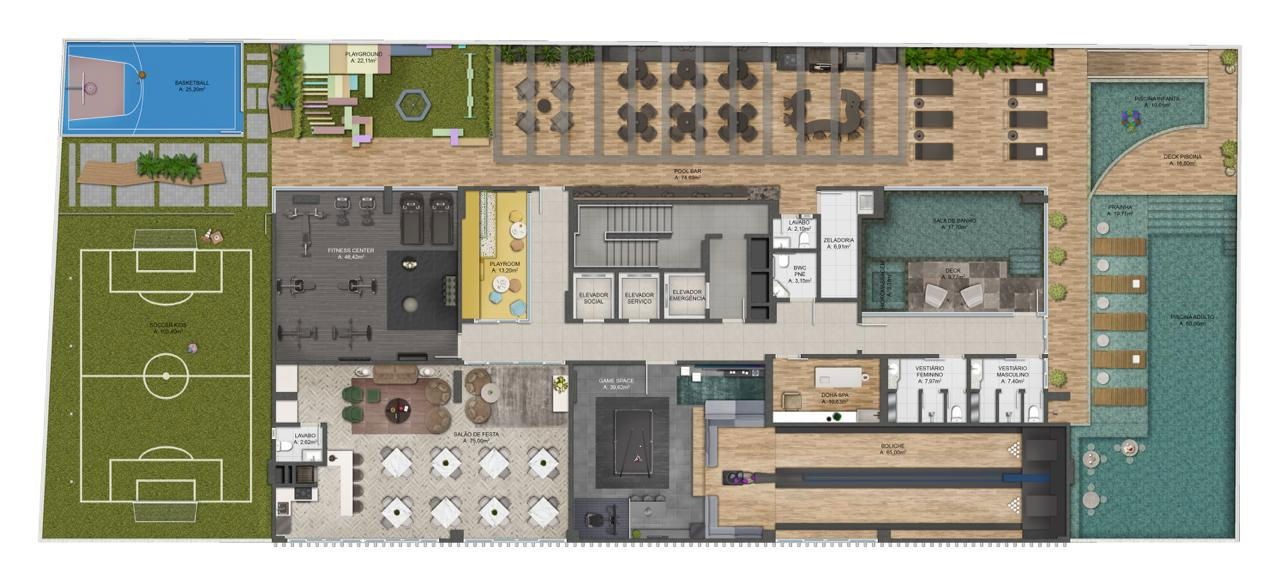 Apto Pré Lançamento, Itapema, bairro Morretes, com 64m² área privativa, sendo 2 suítes, 1 vaga de garagem, área de lazer completa