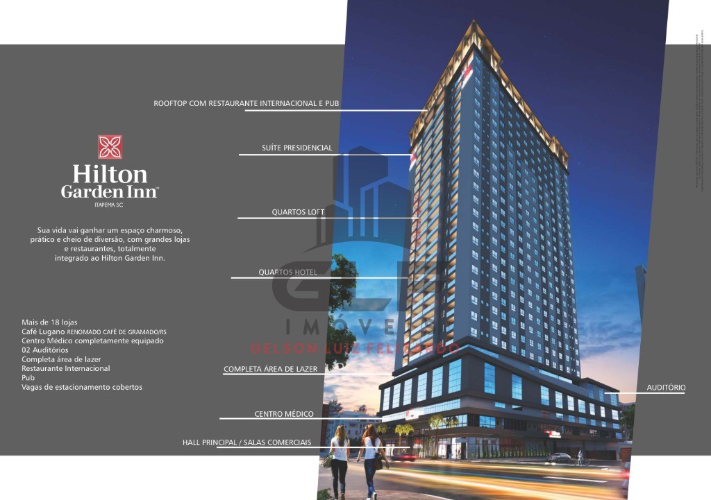 Oportunidade de investimento! Quarto de hotel em Construção a venda em Itapema/SC no bairro Meia Praia, com 28m² próximo ao mar