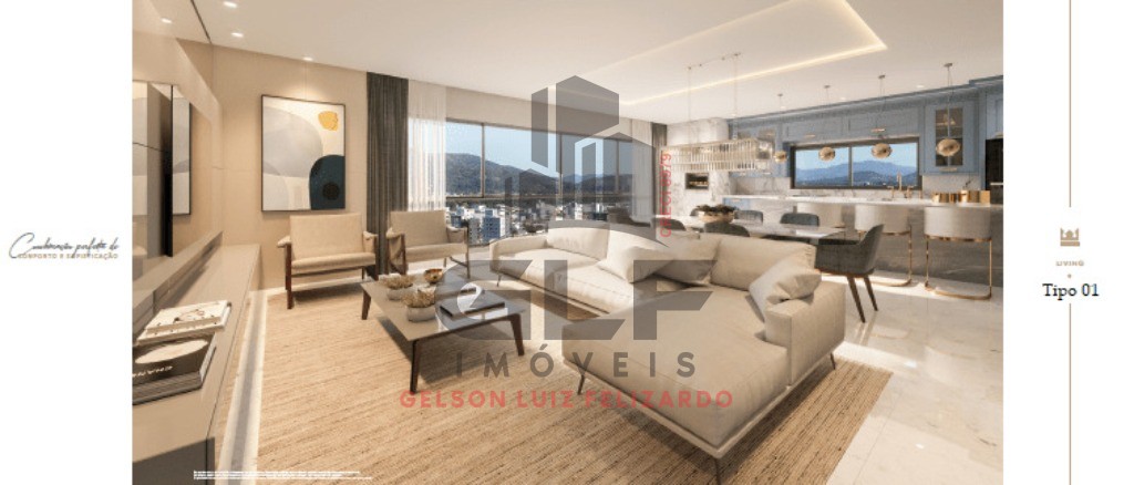Apartamento em Construção Alto Padrão na cidade de Porto Belo/SC no bairro Pereque, 2 Suítes e 2 Vagas de garagem. 108m². Localização privilegiada