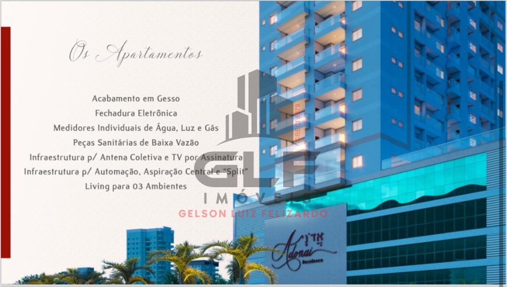 Apartamento em construção em itapema/sc, com 3 suítes e 2 va