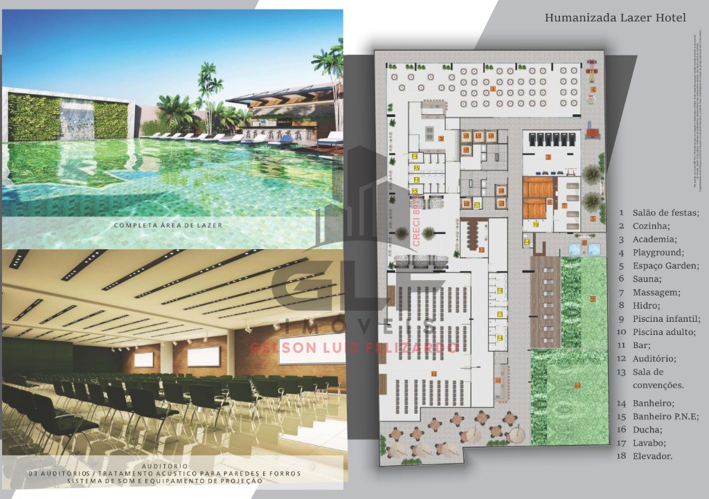 Oportunidade de investimento! Quarto de hotel em Construção a venda em Itapema/SC no bairro Meia Praia, com 28m² próximo ao mar