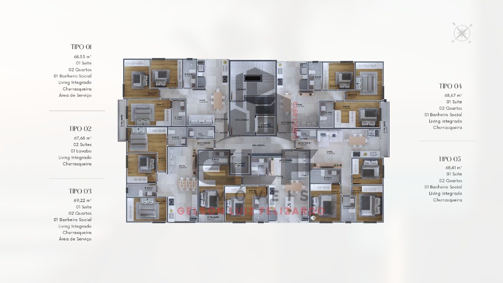 Apartamento Pré Lançamento em Itapema no bairro Morretes, apartamento conta com 68,53m², ainda mais próximo ao mar